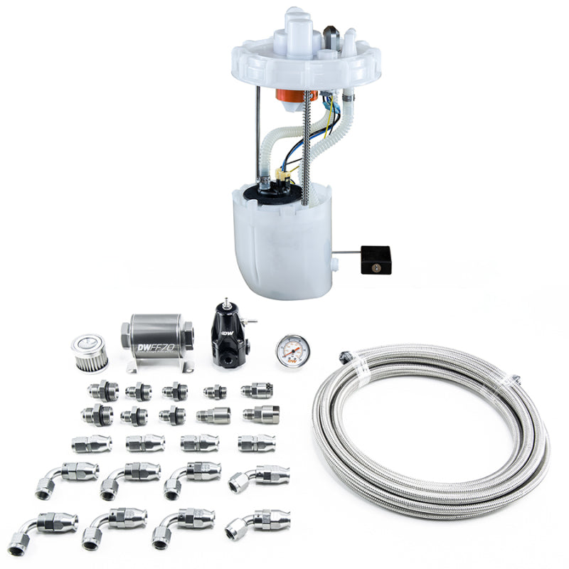 DeatschWerks 12-15 Honda Civic Si/13-15 Acura ILX DW400 Pump Module & Return Kit w/PTFE Fuel Lines DeatschWerks 12-15 Honda Civic Si/13-15 Acura ILX DW400 Pump Module & Return Kit w/PTFE Fuel Lines