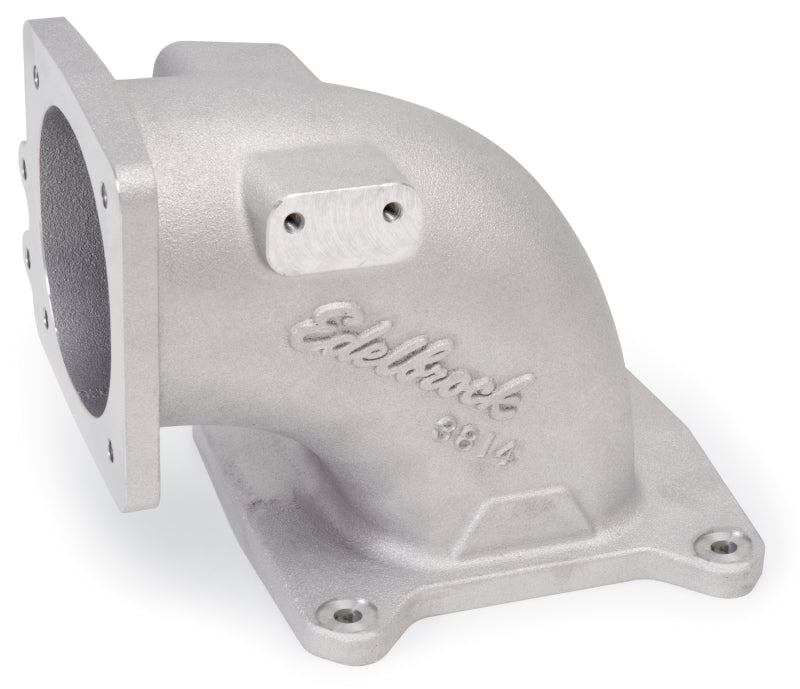 Edelbrock EFI Intake Elbow Universal 100 Deg 95mm T B to 4500 Dominator Flange Tall Profile Edelbrock EFI Intake Elbow Universal 100 Deg 95mm T B to 4500 Dominator Flange Tall Profile