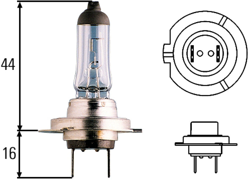 Hella Optilux H7 12V/55W XY Xenon Yellow Bulb Hella Optilux H7 12V/55W XY Xenon Yellow Bulb