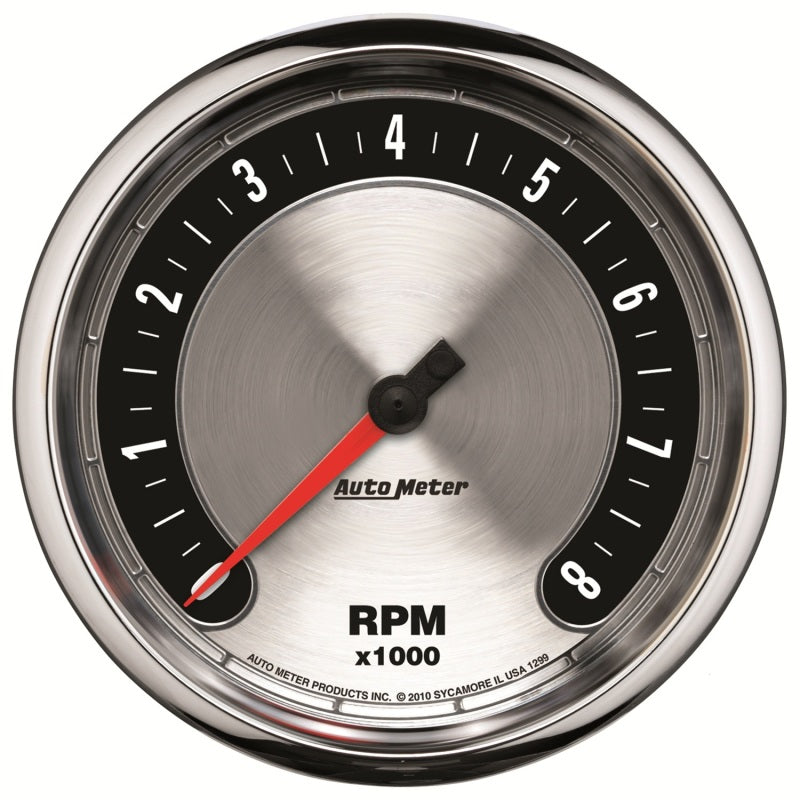 Autometer American Muscle 5in. 0-8K RPM In-Dash Tachometer Gauge Autometer American Muscle 5in. 0-8K RPM In-Dash Tachometer Gauge