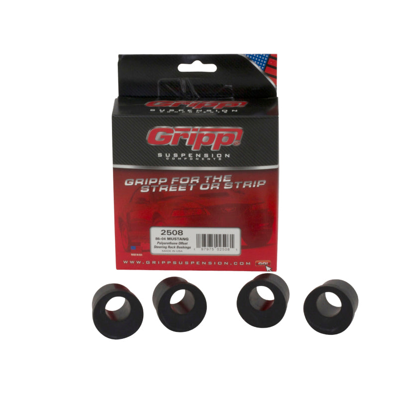 BBK 86-04 Mustang Offset Polyurethane Steering Rack Bushings (4pc) BBK 86-04 Mustang Offset Polyurethane Steering Rack Bushings (4pc)