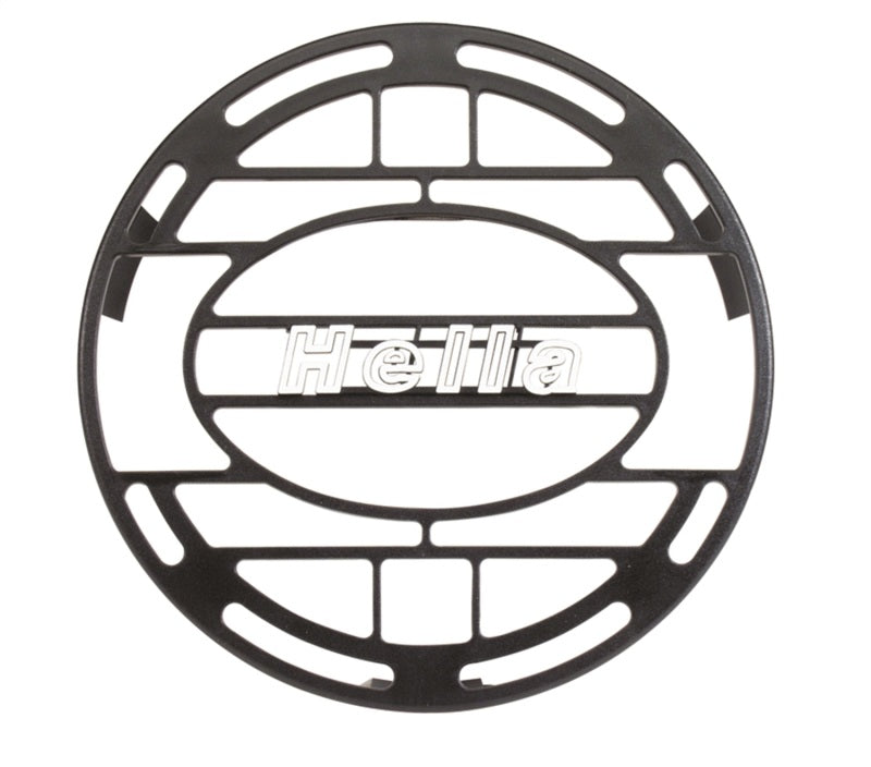 Hella Stone Shield Round Plastic Black Hella Logo Light Cover Hella Stone Shield Round Plastic Black Hella Logo Light Cover