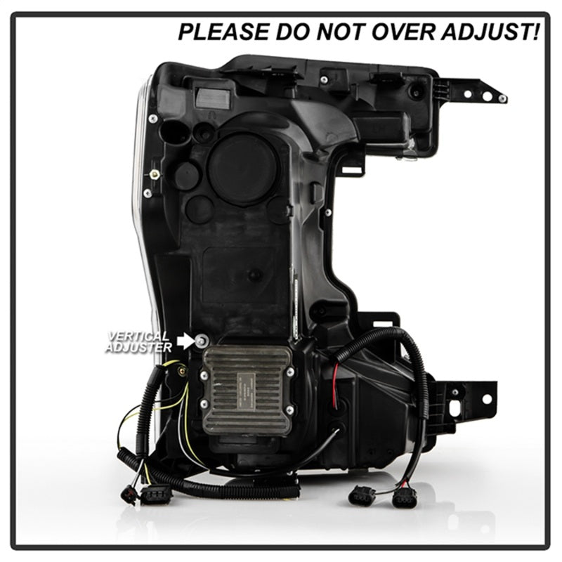 Spyder Apex 20-22 Ford F250/F350 (Halogen) High-Power LED Headlights - Black PRO-YD-FS20HALAP-SEQ-BK Spyder Apex 20-22 Ford F250/F350 (Halogen) High-Power LED Headlights - Black PRO-YD-FS20HALAP-SEQ-BK