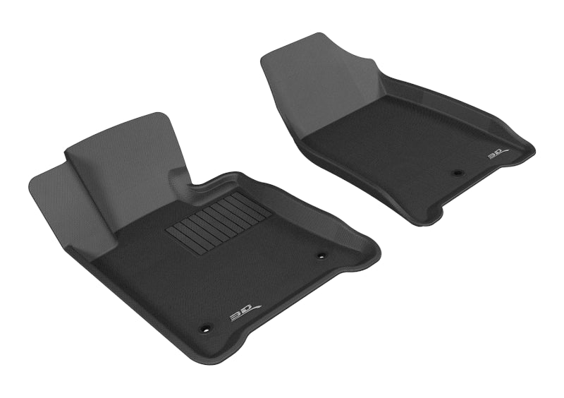 3D MAXpider 2009-2014 Acura TL FWD Kagu 1st Row Floormat - Black 3D MAXpider 2009-2014 Acura TL FWD Kagu 1st Row Floormat - Black