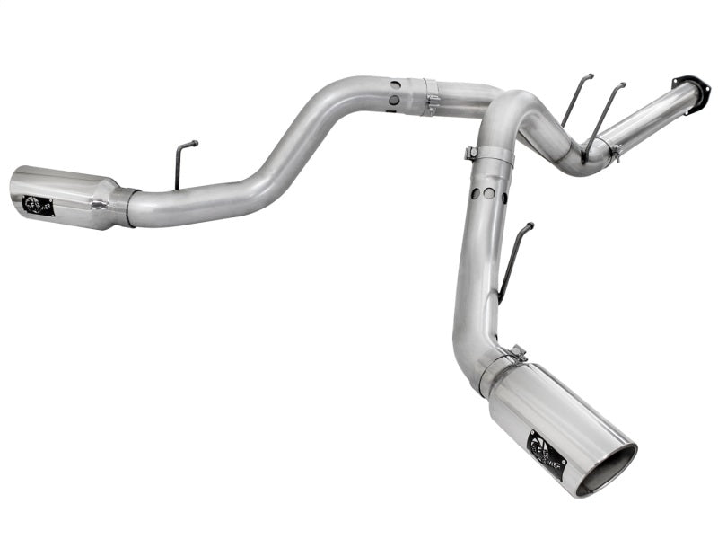 aFe Atlas Exhaust 4in DPF-Back Exhaust Aluminized Steel Polished Tip 11-14 ford Diesel Truck V8-6.7L aFe Atlas Exhaust 4in DPF-Back Exhaust Aluminized Steel Polished Tip 11-14 ford Diesel Truck V8-6.7L