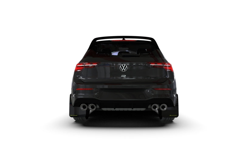 Rally Armor 22-25 VW MK8 Golf GTI/R Black UR Mud Flap w/Gray Logo Rally Armor 22-25 VW MK8 Golf GTI/R Black UR Mud Flap w/Gray Logo