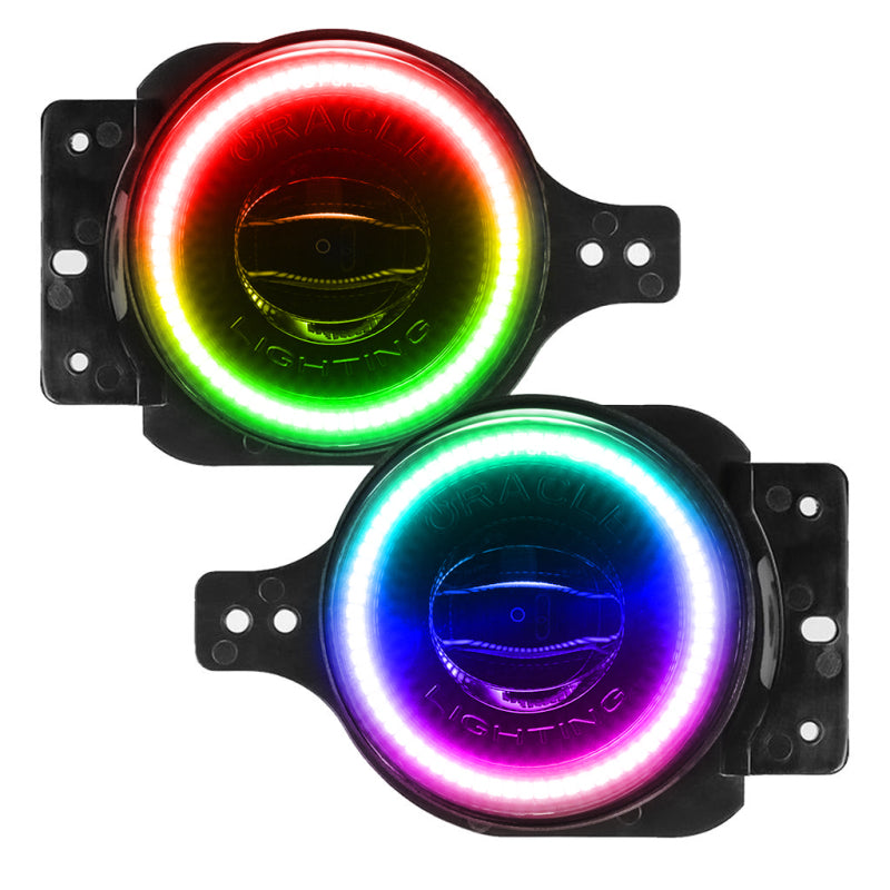 Oracle Jeep Wrangler JL/JT Sport High Performance W LED Fog Lights - w/o Controller SEE WARRANTY Oracle Jeep Wrangler JL/JT Sport High Performance W LED Fog Lights - w/o Controller SEE WARRANTY