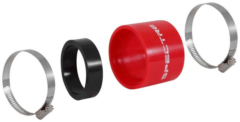 Spectre Coupler 3in. (PVC) w/Insert - Red Spectre Coupler 3in. (PVC) w/Insert - Red