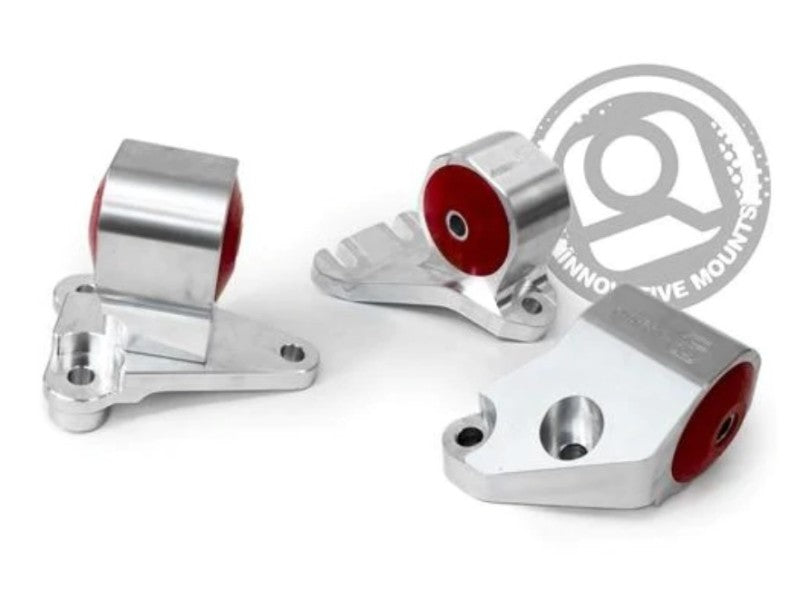 Innovative 92-93 Integra (Non GSR) B-Series Silver Aluminum Mounts 75A Bushings Innovative 92-93 Integra (Non GSR) B-Series Silver Aluminum Mounts 75A Bushings