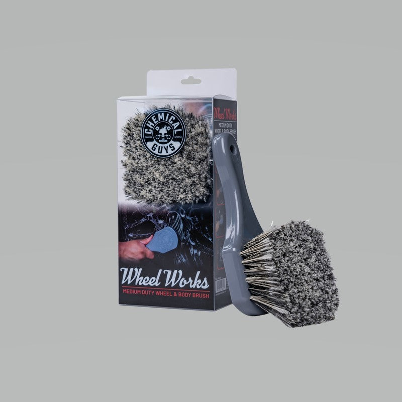Chemical Guys Wheel Works Wheel & Body Brush Chemical Guys Wheel Works Wheel & Body Brush