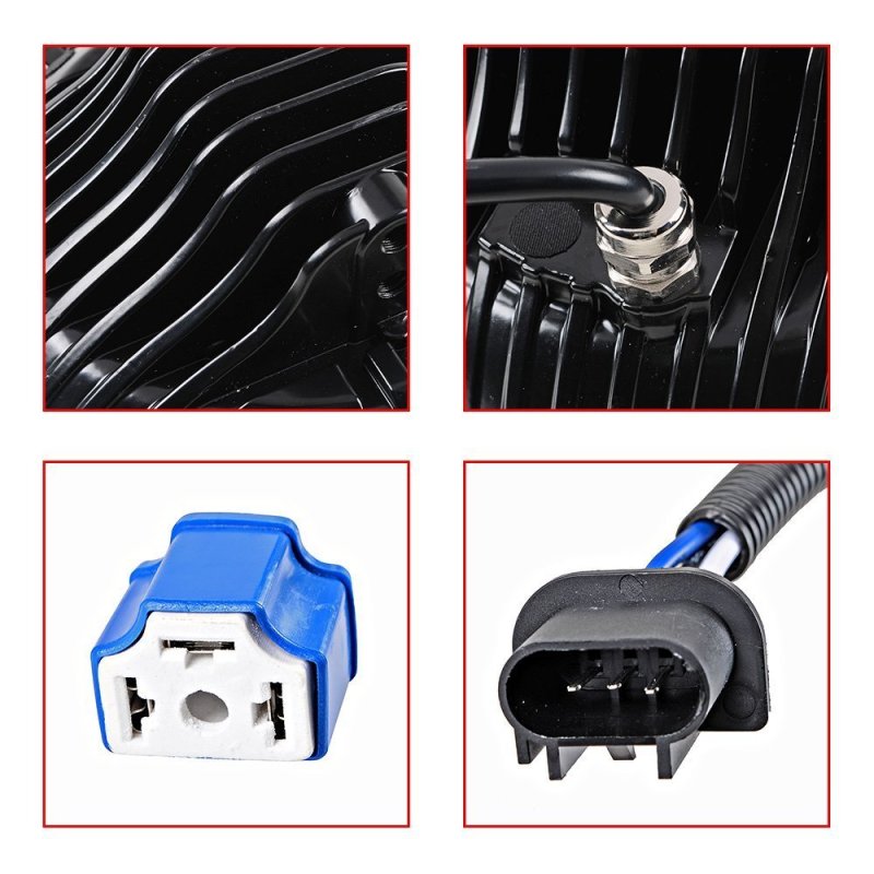 Raxiom 97-18 Jeep Wrangler TJ/JK Axial Series 13-LED Headlights- Black Housing (Clear Lens) Raxiom 97-18 Jeep Wrangler TJ/JK Axial Series 13-LED Headlights- Black Housing (Clear Lens)