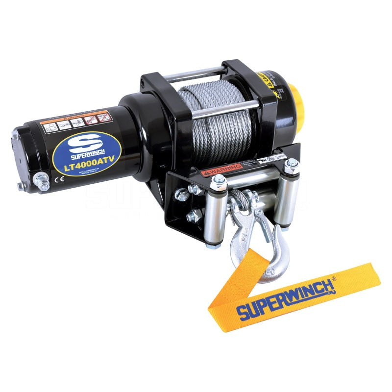 Superwinch 4000 LBS 12V DC 3/16in x 50ft Steel Rope LT4000 Winch Superwinch 4000 LBS 12V DC 3/16in x 50ft Steel Rope LT4000 Winch