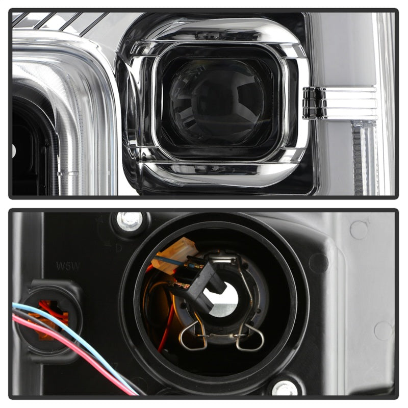 Spyder 17-18 Ford F250/F350/F450 Halogen Model Only -White Light Bar- Chrome- PRO-YD-FS17HALSI-C Spyder 17-18 Ford F250/F350/F450 Halogen Model Only -White Light Bar- Chrome- PRO-YD-FS17HALSI-C