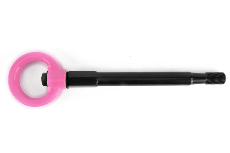 Perrin 08-14 Subaru WRX/STI Tow Hook Kit (Front) - Hyper Pink Perrin 08-14 Subaru WRX/STI Tow Hook Kit (Front) - Hyper Pink