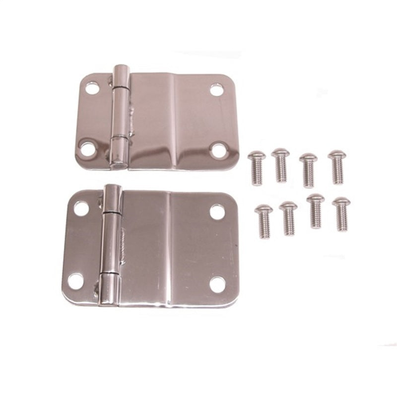 Rugged Ridge 76-86 Jeep CJ Stainless Steel Tailgate Hinges Rugged Ridge 76-86 Jeep CJ Stainless Steel Tailgate Hinges