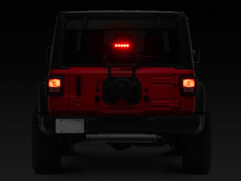 Raxiom 18-23 Jeep Wrangler JL Axial Series LED Third Brake Light- Red Raxiom 18-23 Jeep Wrangler JL Axial Series LED Third Brake Light- Red