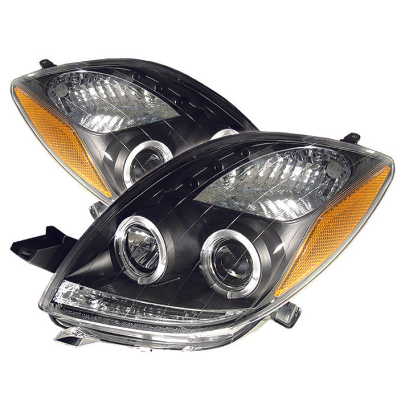 Spyder Toyota Yaris 06-08 2DR Projector Headlights LED Halo- LED Blk PRO-YD-TYA06-HL-BK Spyder Toyota Yaris 06-08 2DR Projector Headlights LED Halo- LED Blk PRO-YD-TYA06-HL-BK