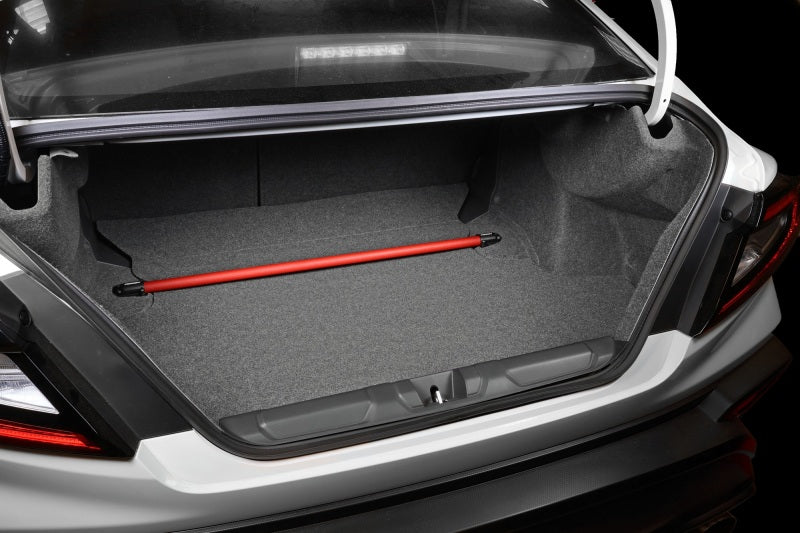 PERRIN 15-21 Subaru WRX/STI Rear Shock Tower Brace - Red PERRIN 15-21 Subaru WRX/STI Rear Shock Tower Brace - Red