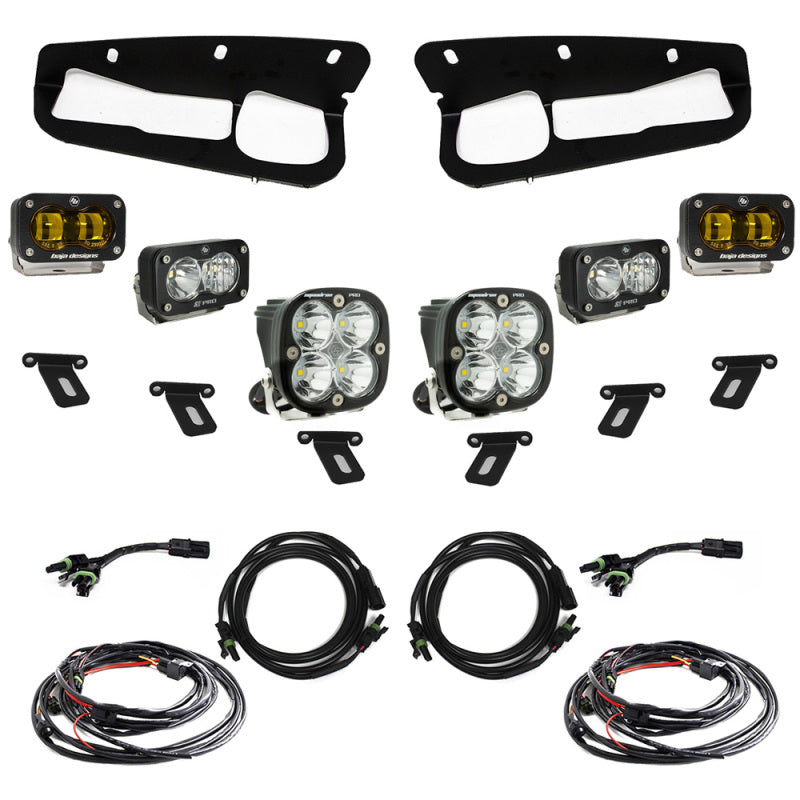 Baja Designs 21-22 Ford Bronco w/Steel Bumper S2 SAE Pro Fog Pocket Light Kit - Amber Baja Designs 21-22 Ford Bronco w/Steel Bumper S2 SAE Pro Fog Pocket Light Kit - Amber
