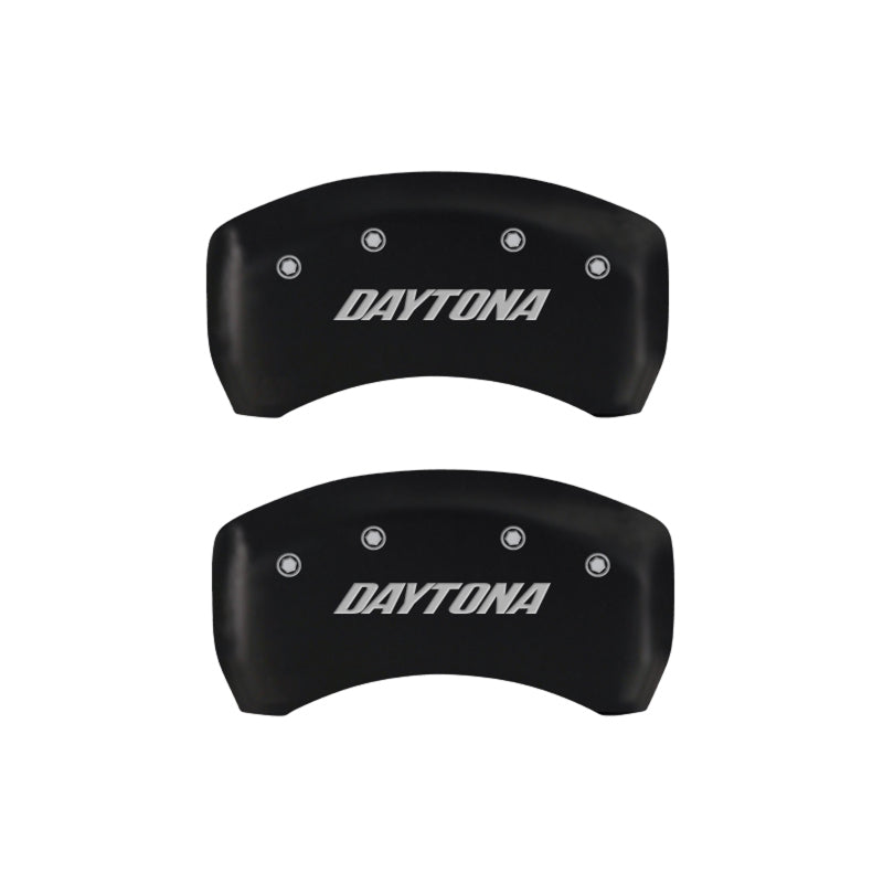 MGP 4 Caliper Covers Engraved Front & Rear Daytona Red finish silver ch MGP 4 Caliper Covers Engraved Front & Rear Daytona Red finish silver ch