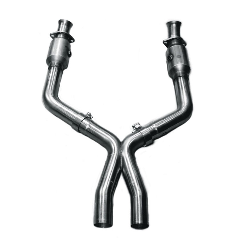 Kooks 05-10 Ford Mustang GT 4.6L 3V Auto/Manual 3in x 2 1/2in OEM Exhaust GREEN Cat X Pipe Kooks 05-10 Ford Mustang GT 4.6L 3V Auto/Manual 3in x 2 1/2in OEM Exhaust GREEN Cat X Pipe