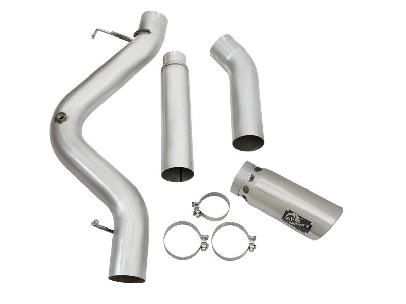 aFe LARGE Bore HD 5in Exhausts DPF-Back SS w/ Pol Tips 16-17 GM Diesel Truck V8-6.6L (td) LML/L5P aFe LARGE Bore HD 5in Exhausts DPF-Back SS w/ Pol Tips 16-17 GM Diesel Truck V8-6.6L (td) LML/L5P