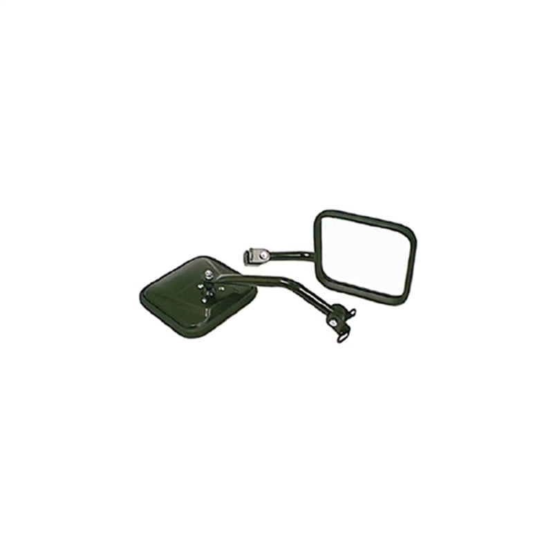 Rugged Ridge 87-95 Jeep Wrangler YJ Black CJ-Style Side Mirror Kit Rugged Ridge 87-95 Jeep Wrangler YJ Black CJ-Style Side Mirror Kit