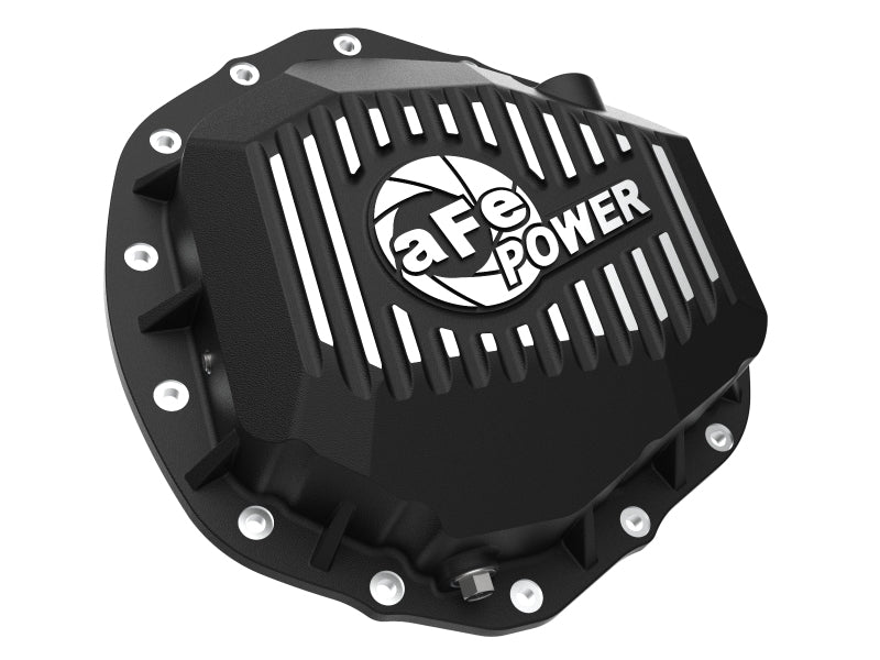 aFe 2020 Chevrolet Silverado 2500 HD  Rear Differential Cover Black ; Pro Series w/ Machined Fins aFe 2020 Chevrolet Silverado 2500 HD  Rear Differential Cover Black ; Pro Series w/ Machined Fins