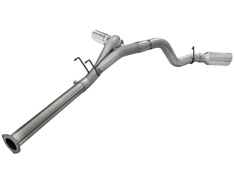 aFe LARGE BORE HD 4in 409-SS DPF-Back Exhaust w/Polished Tip 11-14 Ford Diesel Trucks V8-6.7L (td) aFe LARGE BORE HD 4in 409-SS DPF-Back Exhaust w/Polished Tip 11-14 Ford Diesel Trucks V8-6.7L (td)