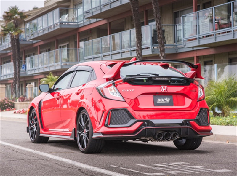 Borla 17-18 Honda Civic Type R 2.0L 2.75in Atak Adjustable Catback Exhaust (Carbon Fiber Black Tip) Borla 17-18 Honda Civic Type R 2.0L 2.75in Atak Adjustable Catback Exhaust (Carbon Fiber Black Tip)