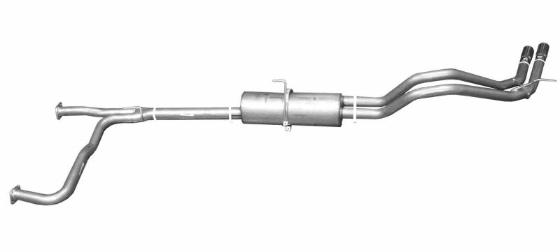 Gibson 04-10 Nissan Titan LE 5.6L 2.5in Cat-Back Dual Sport Exhaust - Stainless Gibson 04-10 Nissan Titan LE 5.6L 2.5in Cat-Back Dual Sport Exhaust - Stainless