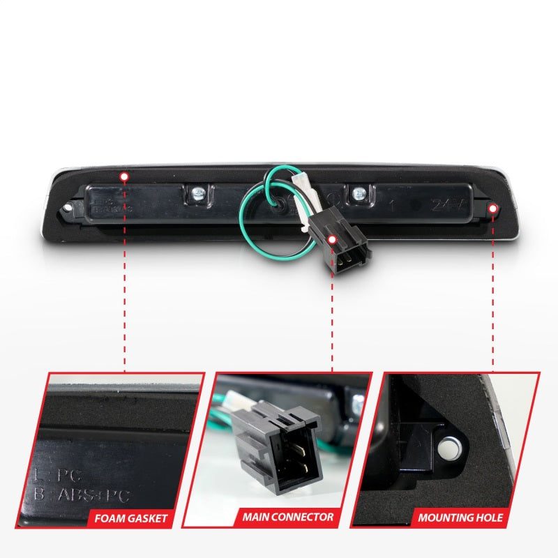 ANZO 1994-2001 Dodge Ram 1500 LED 3rd Brake Light Smoke ANZO 1994-2001 Dodge Ram 1500 LED 3rd Brake Light Smoke