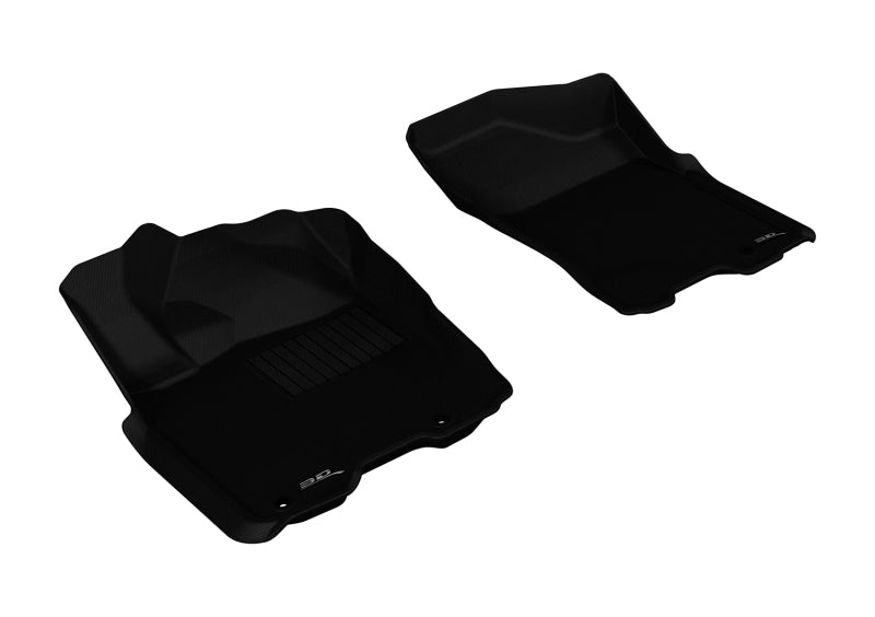 3D MAXpider 2009-2015 Nissan Titan King/Crew Cab Kagu 1st Row Floormat - Black 3D MAXpider 2009-2015 Nissan Titan King/Crew Cab Kagu 1st Row Floormat - Black