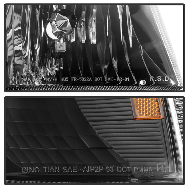 xTune Ford Ranger 93-97 Crystal Headlights w/ Corner Lights 4pcs Sets Black HD-JH-FR93-SET-BK xTune Ford Ranger 93-97 Crystal Headlights w/ Corner Lights 4pcs Sets Black HD-JH-FR93-SET-BK