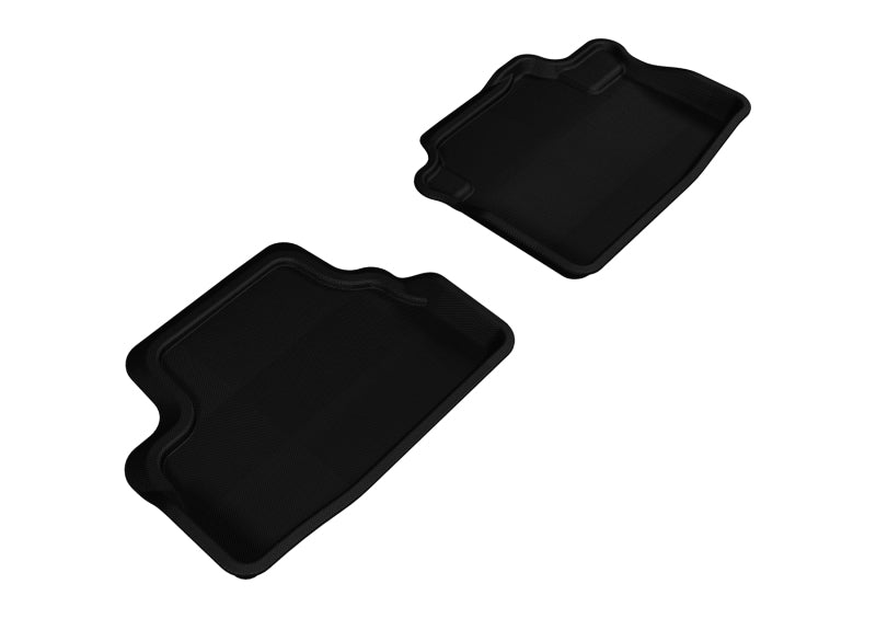 3D MAXpider 2008-2012 Honda Accord Coupe Kagu 2nd Row Floormats - Black 3D MAXpider 2008-2012 Honda Accord Coupe Kagu 2nd Row Floormats - Black