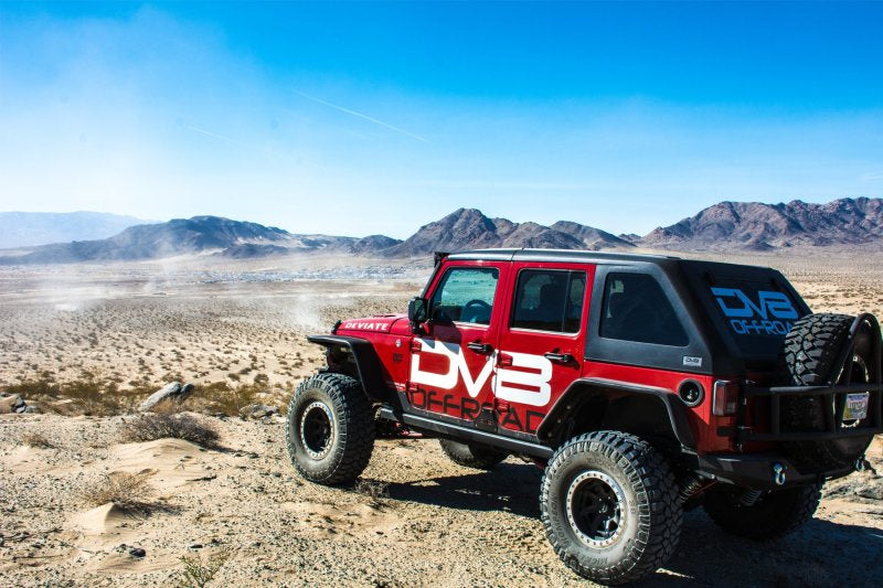 DV8 Offroad 07-18 Jeep Wrangler JK Front & Rear Flat Tube Fenders DV8 Offroad 07-18 Jeep Wrangler JK Front & Rear Flat Tube Fenders