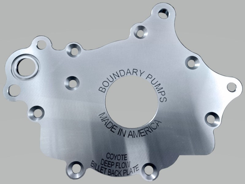 Boundary 18-23 Ford Coyote Mustang GT/F150 V8 Oil Pump Assembly w/Billet Back Plate Boundary 18-23 Ford Coyote Mustang GT/F150 V8 Oil Pump Assembly w/Billet Back Plate