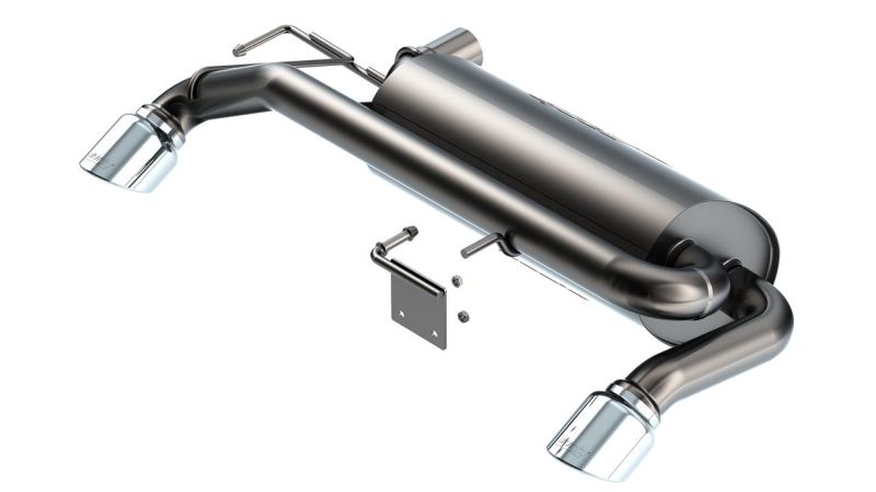Borla 21-22 Ford Bronco 2.7L V6 4WD S-Type Axle Back Exhaust w/ Bright Chrome Tips Borla 21-22 Ford Bronco 2.7L V6 4WD S-Type Axle Back Exhaust w/ Bright Chrome Tips