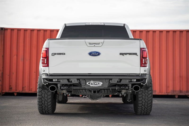 Addictive Desert Designs 17-19 Ford F-150 Raptor PRO Bolt-On Rear Bumper Addictive Desert Designs 17-19 Ford F-150 Raptor PRO Bolt-On Rear Bumper