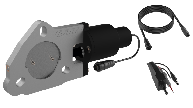 QTP 2.25in Bolt-On QTEC Electric Cutout Valve - Single QTP 2.25in Bolt-On QTEC Electric Cutout Valve - Single