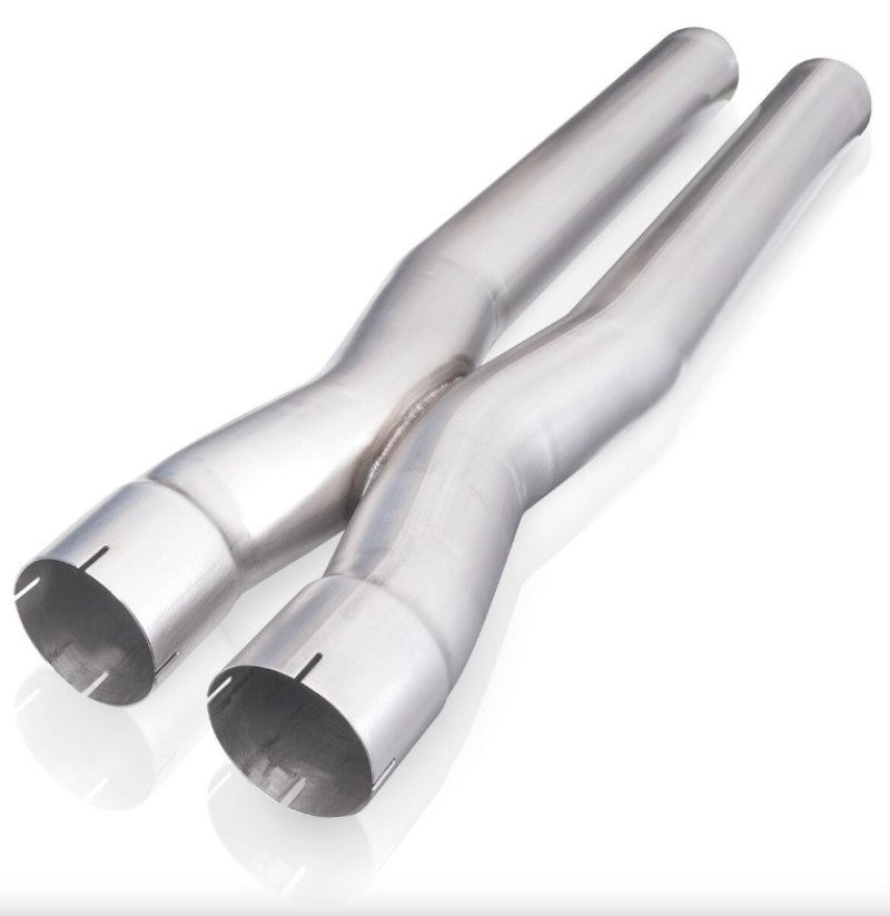Stainless Works 3in X-Pipe (Parallel) w/ 4.125in Center-to-Center - 3in ID Expanded Inlets Stainless Works 3in X-Pipe (Parallel) w/ 4.125in Center-to-Center - 3in ID Expanded Inlets