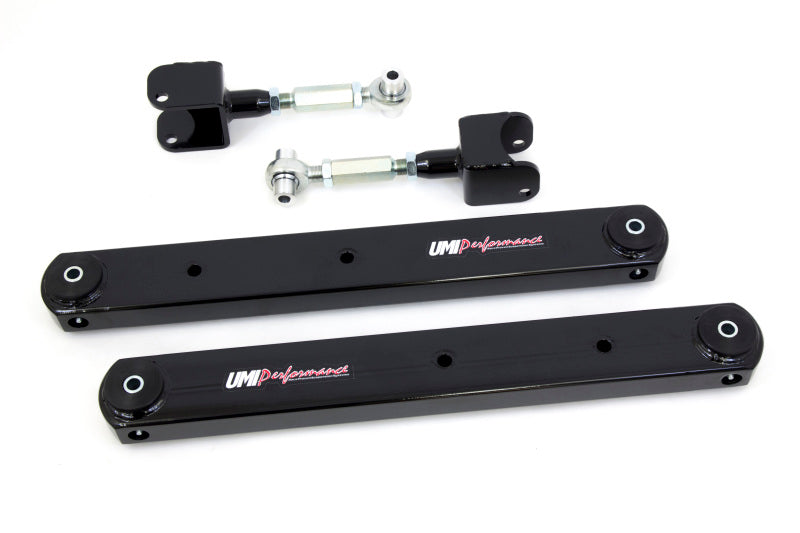 UMI Performance 68-72 GM A-Body Rear Control Arm Kit Fully Boxed Lowers Adjustable Uppers UMI Performance 68-72 GM A-Body Rear Control Arm Kit Fully Boxed Lowers Adjustable Uppers