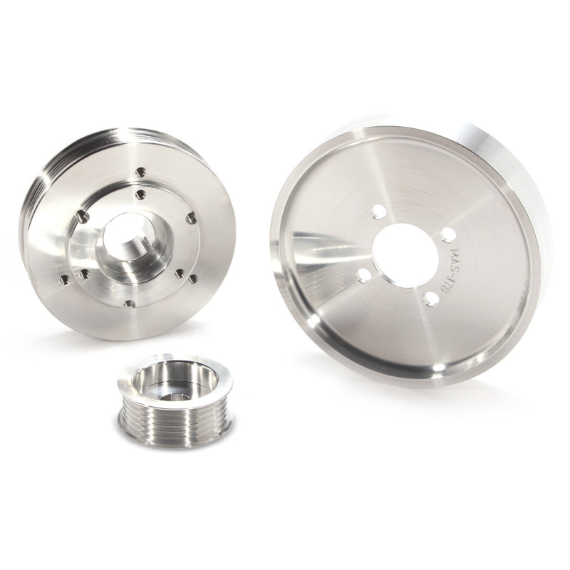 BBK 02-04 Mustang 4.6 GT Underdrive Pulley Kit - Lightweight CNC Billet Aluminum (3pc) BBK 02-04 Mustang 4.6 GT Underdrive Pulley Kit - Lightweight CNC Billet Aluminum (3pc)