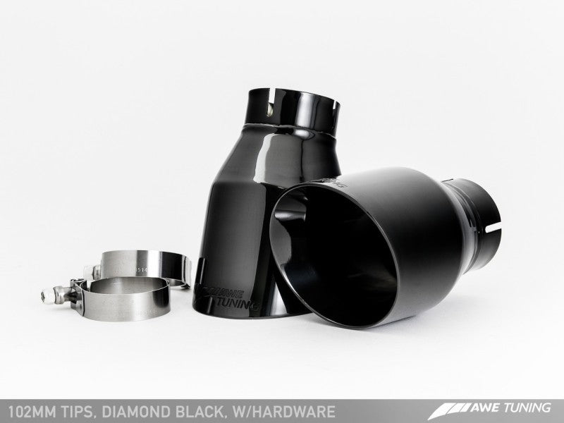 AWE Tuning Audi C7 A6 3.0T Touring Edition Exhaust - Dual Outlet Diamond Black Tips AWE Tuning Audi C7 A6 3.0T Touring Edition Exhaust - Dual Outlet Diamond Black Tips