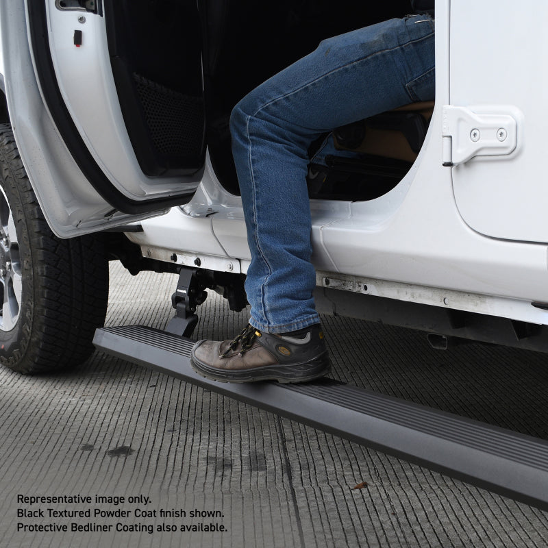 RealTruck 18-24 Jeep Wrangler 2dr VoltStep Electric Running Board Kit (No Drill) - Bedliner Coating RealTruck 18-24 Jeep Wrangler 2dr VoltStep Electric Running Board Kit (No Drill) - Bedliner Coating