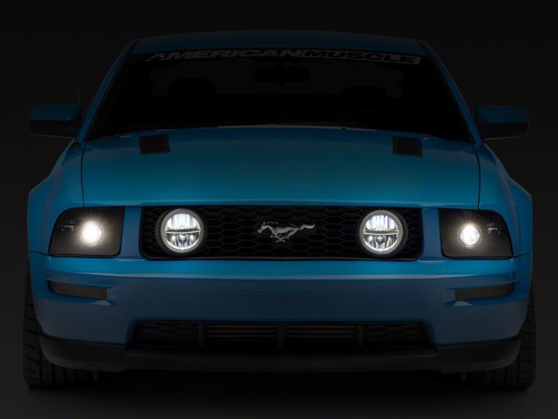 Raxiom05-09 Ford Mustang GT Axial Series LED Halo Fog Lights Raxiom05-09 Ford Mustang GT Axial Series LED Halo Fog Lights