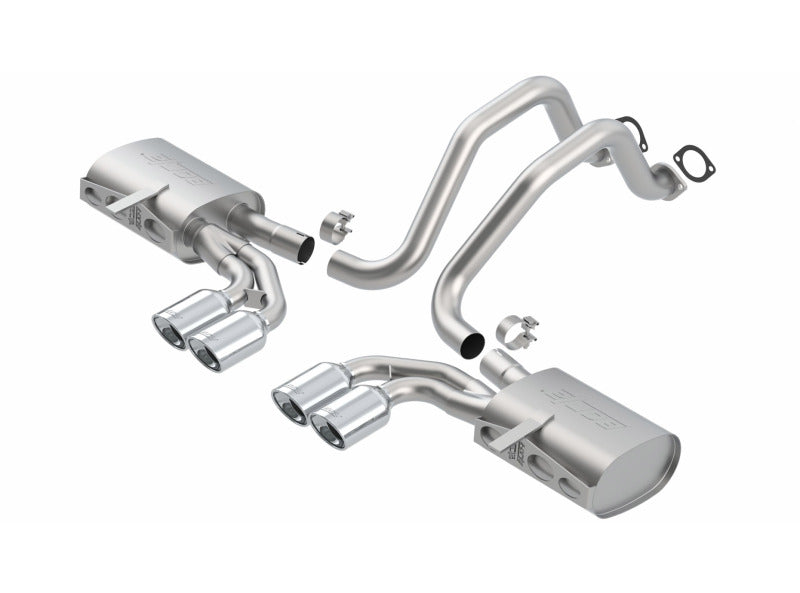 Borla 97-04 Chevrolet Corvette 5.7L 8cyl Touring SS Catback Exhaust Borla 97-04 Chevrolet Corvette 5.7L 8cyl Touring SS Catback Exhaust