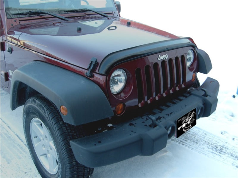Stampede 2007-2018 Jeep Wrangler(JK) Vigilante Premium Hood Protector - Smoke Stampede 2007-2018 Jeep Wrangler(JK) Vigilante Premium Hood Protector - Smoke