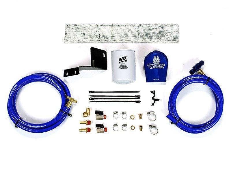 Sinister Diesel 03-09 Ford 6.0L E-Series Van Coolant Filter System w/ Wix Filter Sinister Diesel 03-09 Ford 6.0L E-Series Van Coolant Filter System w/ Wix Filter