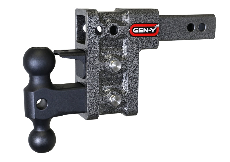 Gen-Y Mega Duty 2in Shank 5in Drop 1.5K TW 10K Hitch w/GH-031 Dual-Ball/GH-032 Pintle Lock Gen-Y Mega Duty 2in Shank 5in Drop 1.5K TW 10K Hitch w/GH-031 Dual-Ball/GH-032 Pintle Lock